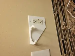 Outlet cover Hair Dryer Stand