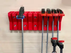 Compact F-Clamp Holder for Regular and Small Clamps