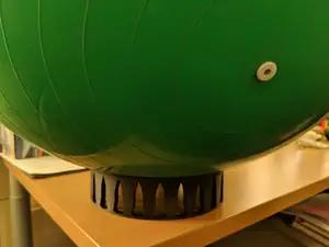 Exercise ball stand
