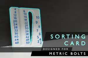 Sorting Card | Metric Bolt