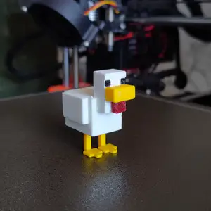 Minecraft chicken multicolor
