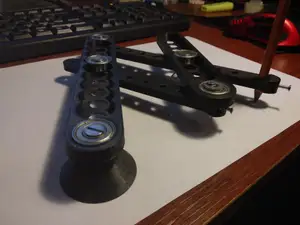 Pantograph for scaling up using 608 bearings