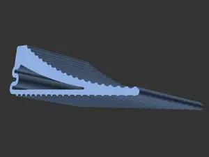 Compliant door wedge