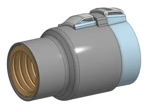 Karcher WD3 / WD4 Vacuum Hose Extension Adapter with Swivel & Locking Button