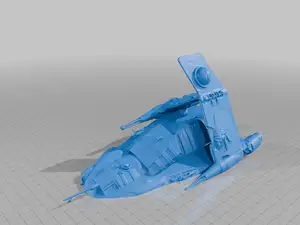 Crashed Spaceship/Dropship Wargame Tabletop Terrain