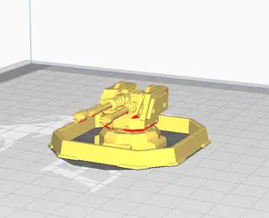 Sci-Fi Turret Tower/Sentry Tower for Tabletop Games/Wargames Terrain
