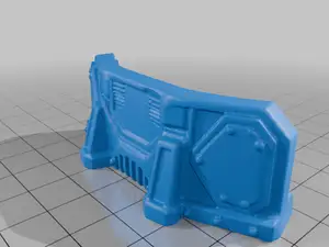Modular Sci-Fi Barricade & Cover Set for Tabletop Games/Wargames Terrain