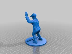Toy Soldier Army Men Artillery Officer (remixed, improved stability)