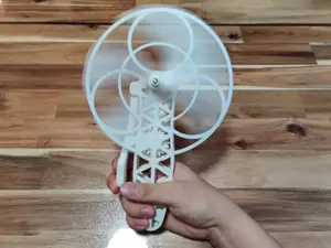 Squeeze Fan Ruggedized! (Not a solution to an electric fan!)