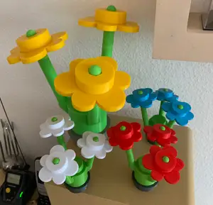 Large brick flower