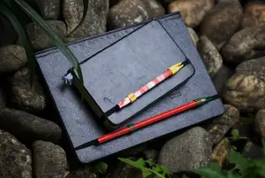 pencil clip & protector for notebook with band closure