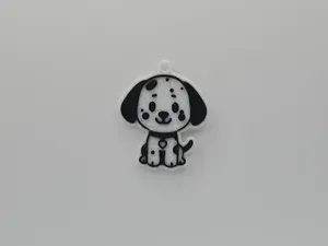 Cute Dalmatian/Dog Keychain