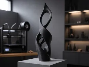 Abstrakte Skulptur in modern