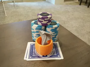 Charmed Snake Poker Card Capper