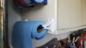 Quick Reload Holder for Toilet Paper/Paper Towel (Remixed - Screw Attachment)