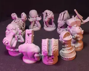 Abstract Bust Minis - D&D (Disco Elysium inspired)