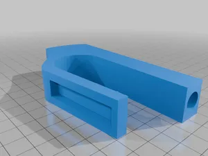 Boat fender hanger/clip for guard rail (25 mm pipe)