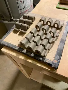 Test Tile Rack Mold for Ceramic Glaze Testing