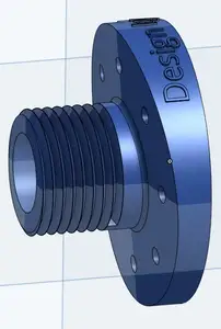 Trash Can - Garden Hose Adapter for Rain Water Recuperation