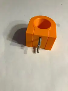 Boat handrail mount/mount for 25 mm/1 inch pipe - including cup holder