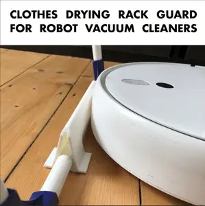 Roomba Guard for Clothes Drying Racks