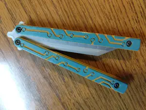 BenchMade BM63 Balisong - Circuit Tanto