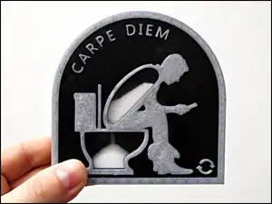 Toilet sand clock timer