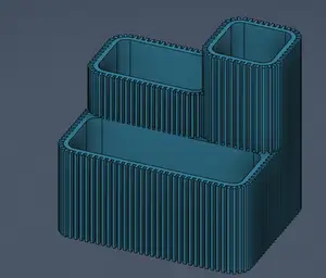 Modern Tiered Cascade Planter / 3-in-1 Ribbed Pot & Vase