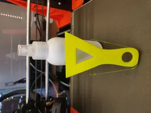 Spatula glue dispenser for bed