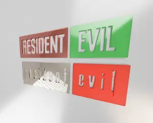 Resident Evil umbrella corp stencils
