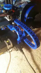 Ender 3 V2 cable chain mount along with all other relevant V2 cable chain parts (no unscrewing required!)