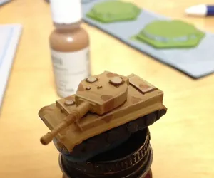Tiger 1 Tank Sized for Memoir '44