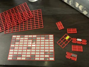 1x2 Tile template 100up