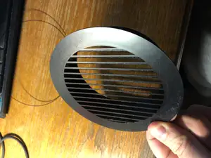Ventilation grille garage diameter 100mm / Lüftungsgitter Garage Durchmesser 100mm