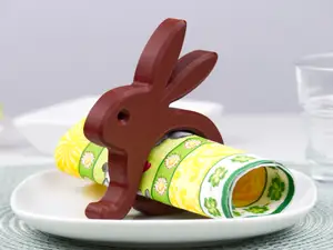 Easter Bunny Napkin Ring / Osterhase Serviettenring