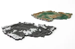 The Czech Republic 3D terrain model