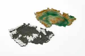The Czech Republic 3D terrain model