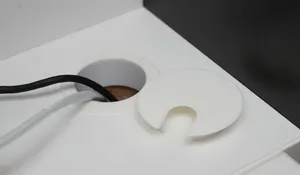 Desk cable grommet