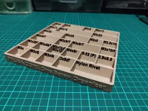 PRUSA CORE One screw organizer customizable