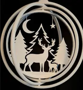 NEW Winterland Deer Christmas Tree Rotating Ornament 6 2025 edition