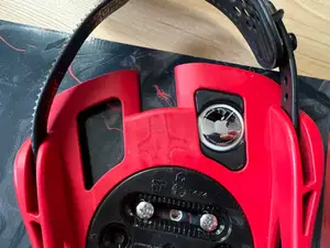 AirTag holder for Union Elite Pro 2018 Snowboard Bindings
