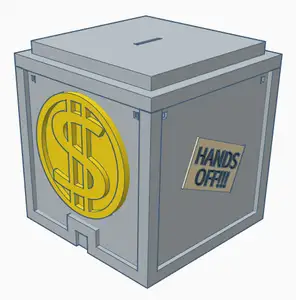 Scrooge McDuck money bin piggybank