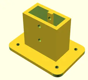 Anderson Plug Mounting Plate