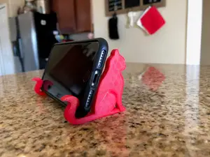 Smaller Cat Phone Stand REMIX