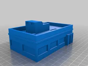 1/100 scale (15mm) low detail Buildings