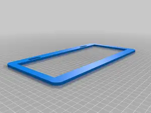 Customizable License Plate frame