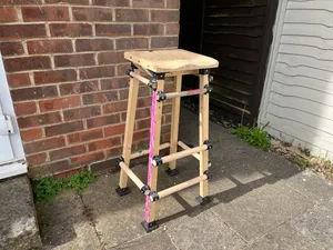Workshop Stool Brackets for Common Cut Lumber (UK)