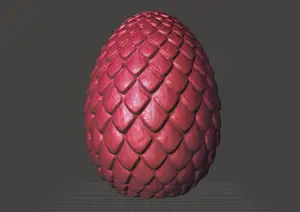 Solid Dragon Egg (remix of my threaded dragon egg)