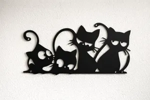 Four Cats Wall Decoration