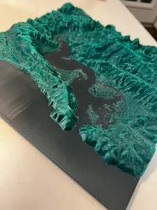 Knysna South Africa 3D Map